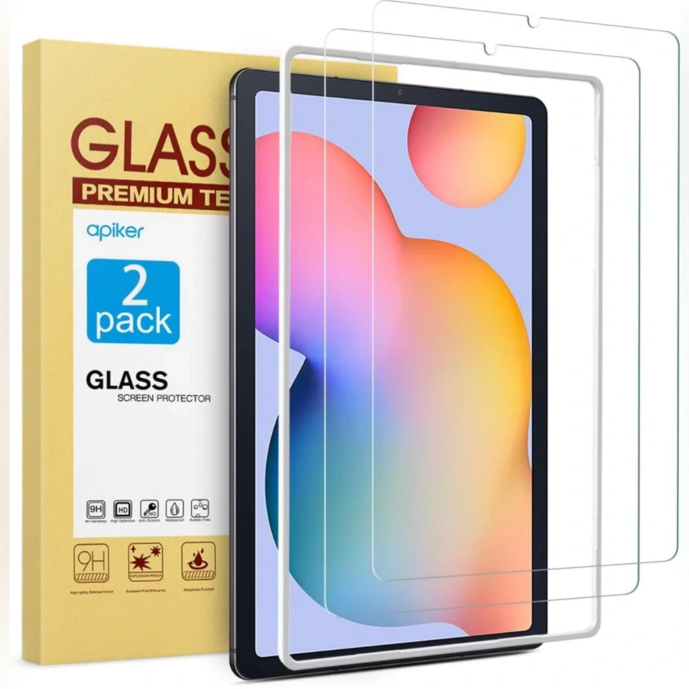 apiker 2 Pack Screen Protector for Samsung Galaxy Tab S6 Lite 10.4 inch